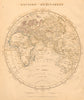 EASTERN HEMISPHERE Europe Africa (Mountains of Kong) Asia. ARROWSMITH 1828 map