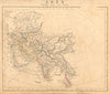 ASIA ANCIENT Middle East India Arabia Scythia Serica Parthia ARROWSMITH 1828 map
