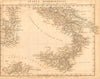 ANCIENT ROMAN ITALY SOUTH. Italia Meridionalis. Sicilia. ARROWSMITH 1828 map