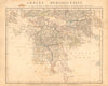 SOUTHERN ANCIENT GREECE. Graecia Meridionalis. Peloponnese. ARROWSMITH 1828 map