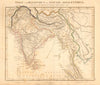 ANCIENT INDIA & INDOCHINA. Indiae cum Regionibus… ARROWSMITH 1828 old map