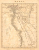 EGYPT & Nubia. Nile Valley. Red Sea. Bahri Vostani Sinai. ARROWSMITH 1828 map