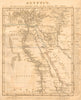 ANCIENT EGYPT. Aegyptus Thebais Arcadia Heptanomis. ARROWSMITH 1828 old map