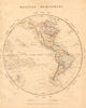 AMERICAS. Western Hemisphere. Mexican California. ARROWSMITH 1828 old map