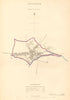 ABINGDON borough/town plan. BOUNDARY COMMISSION. Oxfordshire. DAWSON 1837 map