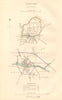 CARDIGAN borough/town plan. BOUNDARY COMMISSION. Wales. DAWSON 1837 old map