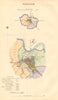 CARLISLE borough/town/city plan. BOUNDARY COMMISSION. Cumbria. DAWSON 1837 map