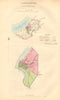 CARNARVON/CAERNARFON borough/town plan. BOUNDARY COMMISSION. DAWSON 1837 map
