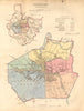 COVENTRY borough/town/city plan BOUNDARY COMMISSION Warwickshire DAWSON 1837 map
