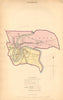 DURHAM borough/town/city plan. BOUNDARY COMMISSION. Durham. DAWSON 1837 map