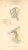 GATESHEAD borough/town/city plan. BOUNDARY COMMISSION. Durham. DAWSON 1837 map