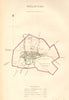GUILDFORD borough/town/city plan. BOUNDARY COMMISSION. Surrey. DAWSON 1837 map