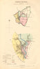 KIRKBY KENDAL borough/town plan. BOUNDARY COMMISSION. Cumbria. DAWSON 1837 map