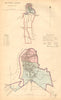 KING'S LYNN borough/town plan. BOUNDARY COMMISSION. Norfolk. DAWSON 1837 map