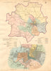 LEEDS borough/town/city plan. BOUNDARY COMMISSION. Yorkshire. DAWSON 1837 map