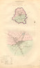 LICHFIELD borough/town plan. BOUNDARY COMMISSION. Staffordshire. DAWSON 1837 map