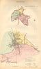 MAIDSTONE borough/town plan. BOUNDARY COMMISSION. Kent. DAWSON 1837 old map