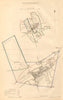 PONTEFRACT borough/town plan. BOUNDARY COMMISSION. Yorkshire. DAWSON 1837 map