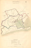 PWLLHELI borough/town plan. BOUNDARY COMMISSION. Wales. DAWSON 1837 old map