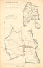 SOUTH MOLTON borough/town plan. BOUNDARY COMMISSION. Devon. DAWSON 1837 map