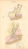 SWANSEA borough/town/city plan. BOUNDARY COMMISSION. Wales. DAWSON 1837 map