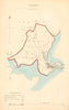 TENBY borough/town plan. BOUNDARY COMMISSION. Pembrokeshire. DAWSON 1837 map