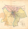 YORK borough/town/city plan. BOUNDARY COMMISSION. Yorkshire. DAWSON 1837 map