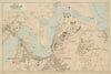 CHATHAM Rochester Strood Frinsbury Brompton town city plan GW BACON 1885 map
