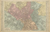 LEEDS Holbeck Wortley Woodhouse Richmond Hill town city plan GW BACON 1885 map