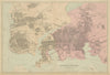 PLYMOUTH Devonport Stonehouse Stoke Mutley town city plan GW BACON 1885 map