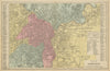 SHEFFIELD antique town city plan by GW BACON Yorkshire 1885 old map