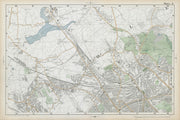 HAMPSTEAD WILLESDEN Cricklewood Golders Green Kilburn Belsize Pk BACON  1906 map