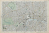 CENTRAL LONDON West End City Southwark Westminster Shoreditch. BACON  1906 map