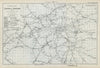 LONDON RAILWAYS shows companies & termini. Tube Underground. BACON 1906 map