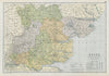 ESSEX county map. Parliamentary constituencies divisions. Railways. BACON 1906