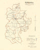 Bedfordshire county map. Hundreds boroughs electoral. REFORM ACT. DAWSON 1832