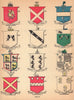 Irish arms Donohue Dunphy O'Donoghue Carey Neville Curry Savage Devereux 1905