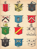 Irish arms Lyons Hickey Slattery Gannon Boylan Kennedy O'Keeffe Fox Shannon 1905