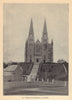 St. Patrick's Cathedral, Armagh. Ireland 1905 old antique print picture