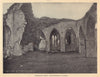 Franciscan Abbey, Castledermott, Kildare. Ireland 1905 old antique print