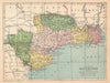 COUNTY WATERFORD antique map. Munster. Ireland. JOYCE 1905 old