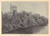 Lismore Castle, Waterford. Ireland 1905 old antique vintage print picture