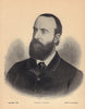 Charles Stewart Parnell. Irish Republican Nationalist. Ireland 1905 old print