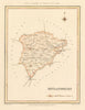 Antique county map of RUTLANDSHIRE by Creighton & Walker for Lewis c1840