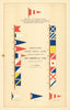 USA MARINE SIGNAL FLAGS. For communicating by the Commercial Code. HOUNSELL 1873