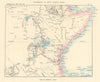 East Africa. Speke & Grant route. Lake Victoria. Source of the Nile 1862 map