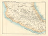 Supplementary Map of part of Mexico. Central Mexico 1862 old antique chart