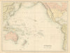 Oceania & Pacific Ocean. Australasia Polynesia Australia. BARTHOLOMEW 1862 map