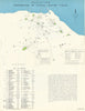 EDINBURGH. Education: Distribution of School Playing Fields ABERCROMBIE 1949 map