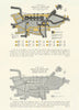 EDINBURGH. Traffic Diagrams: Flow and Density. PATRICK ABERCROMBIE 1949 map